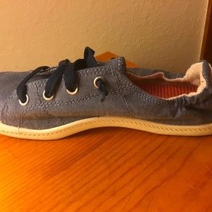 Denim Laced Outside Shoes